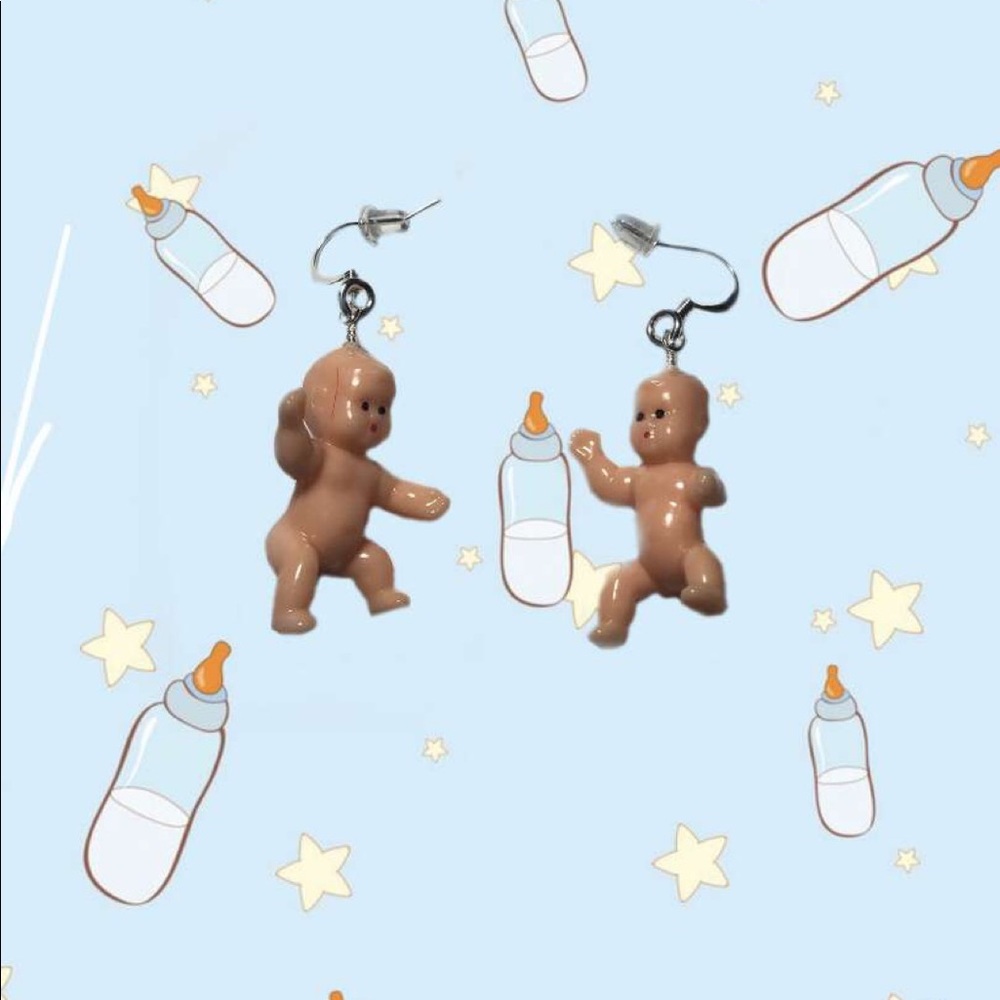 Handmade baby earrings!